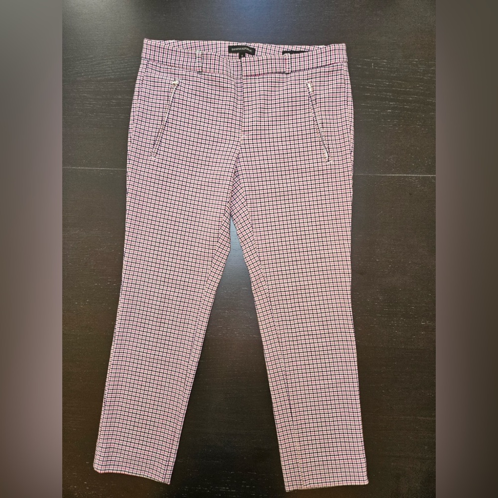 Banana Republic Sloan Checkered Ankle Length Pants